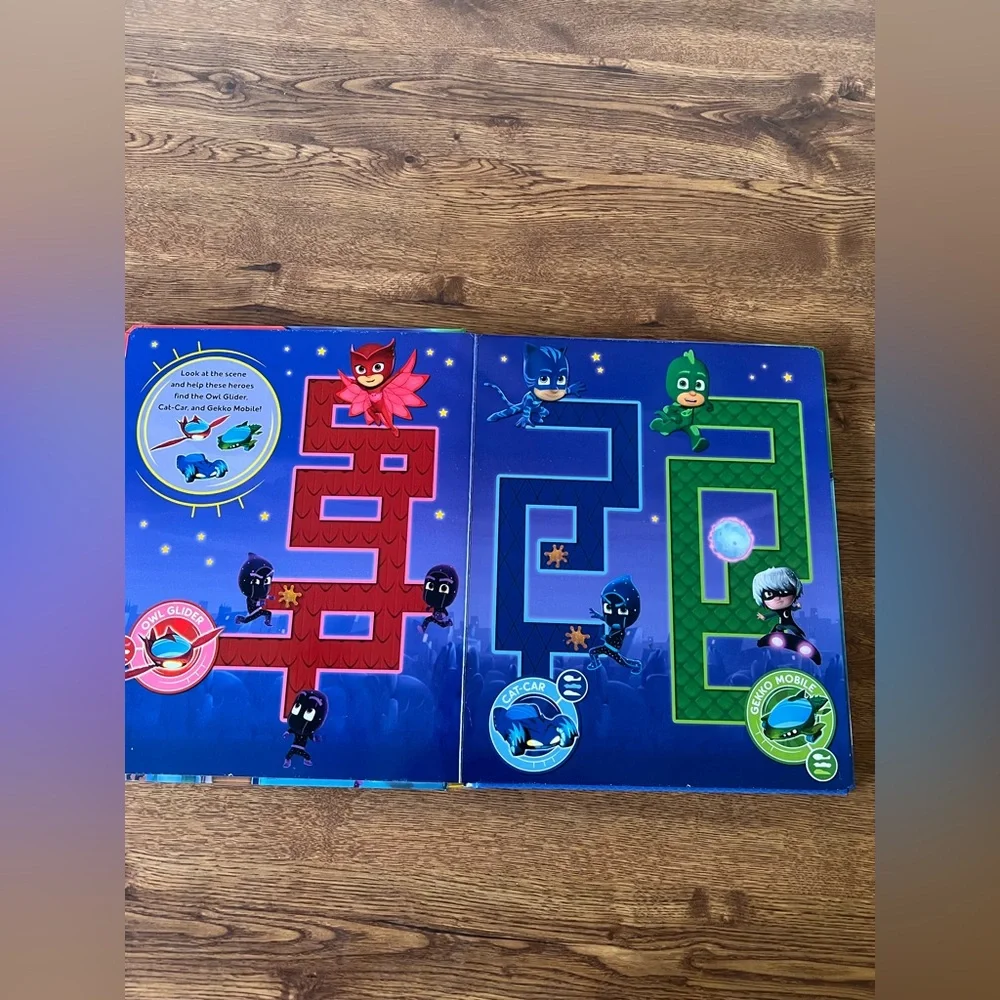 PJ Masks look and find kids board book